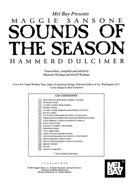 Sounds of the Season Hammered Dulcimer Volume 1