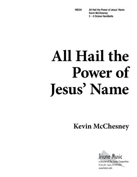 All Hail the Power of Jesus