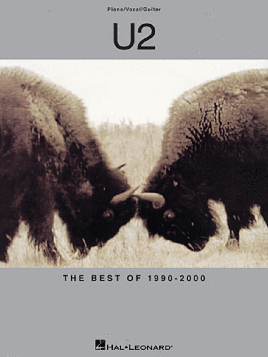 U2 - The Best of 1990-2000 Piano, Vocal, Guitar scores gallery preview page 1