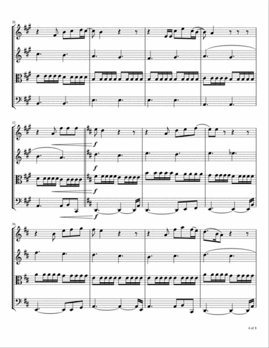 Happy Xmas (war Is Over) String Quartet scores gallery preview page 5