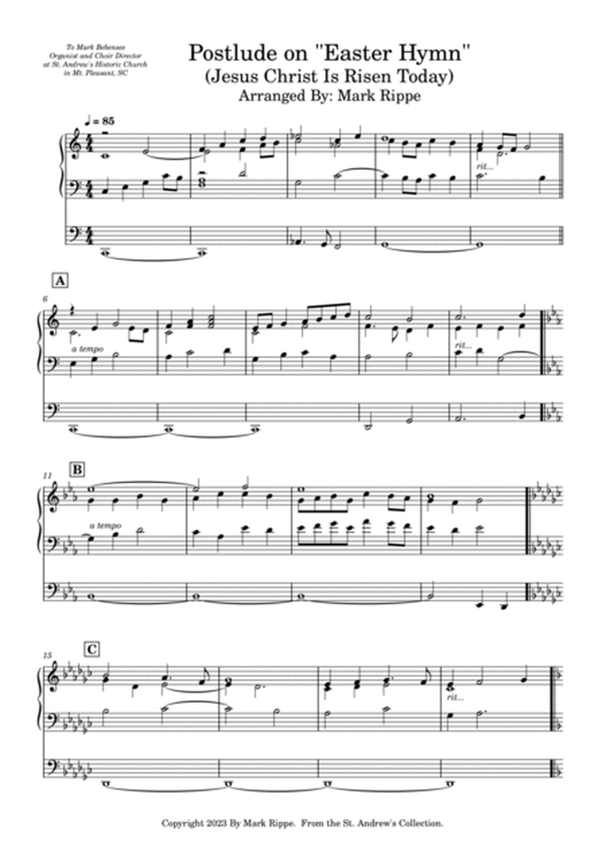 Postlude on "Jesus Christ is Risen Today" (Easter Hymn) StA OV00183 image number null
