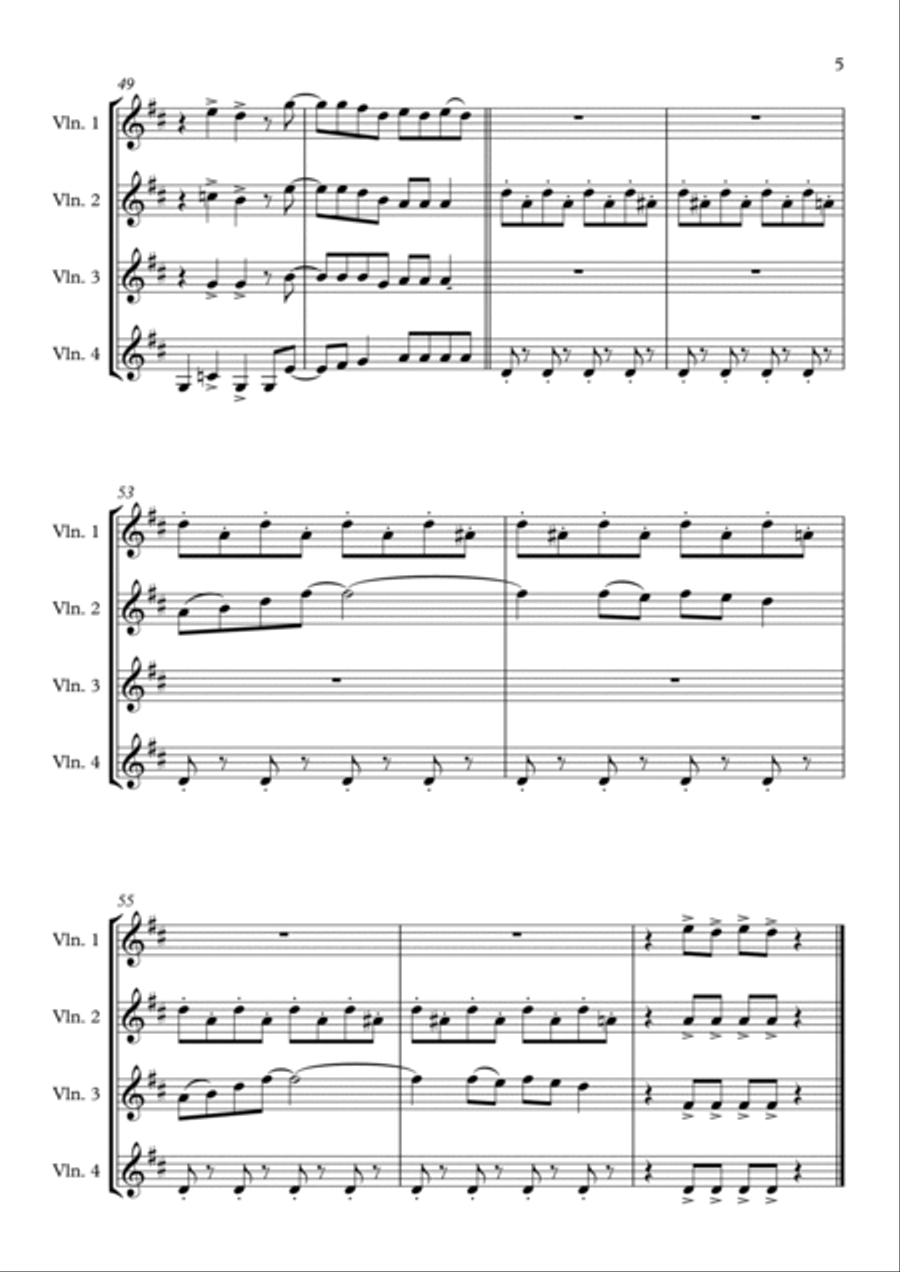 Mamma Mia Mamma Mia Small Ensemble scores gallery preview page 5
