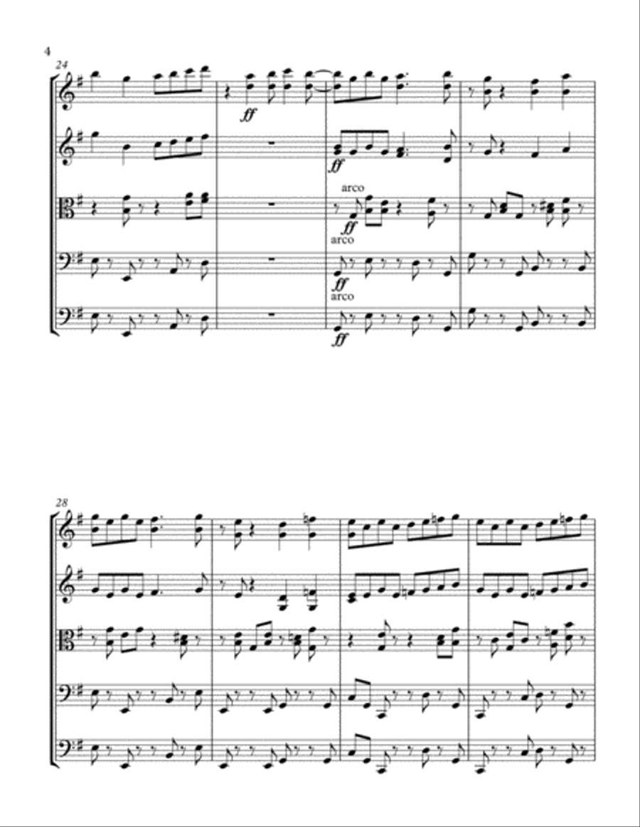 Voces Ritmicas Voces Ritmicas String Orchestra scores gallery preview page 4