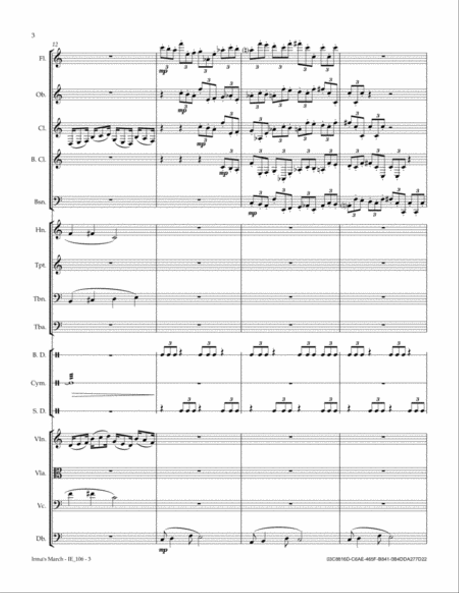 Irma's March Full Orchestra scores gallery preview page 4