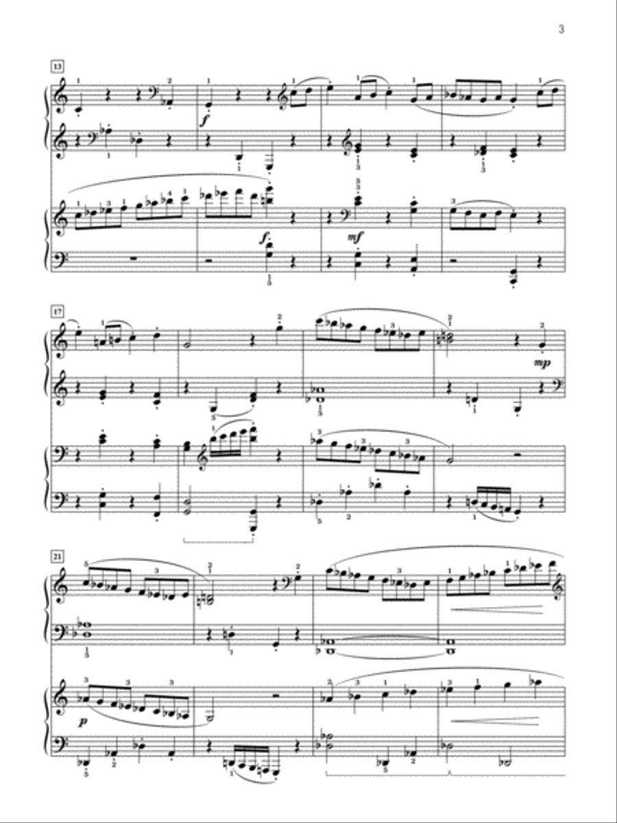 Imperial Concertante: Solo with Piano Accompaniment - Piano Duo (2 Pianos, 4 Hands) Piano Accompaniment scores gallery preview page 3