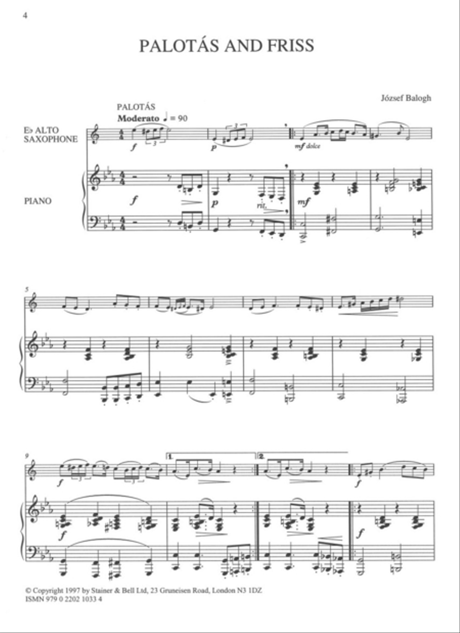 The Light Touch. Book 1 Alto Saxophone scores gallery preview page 2