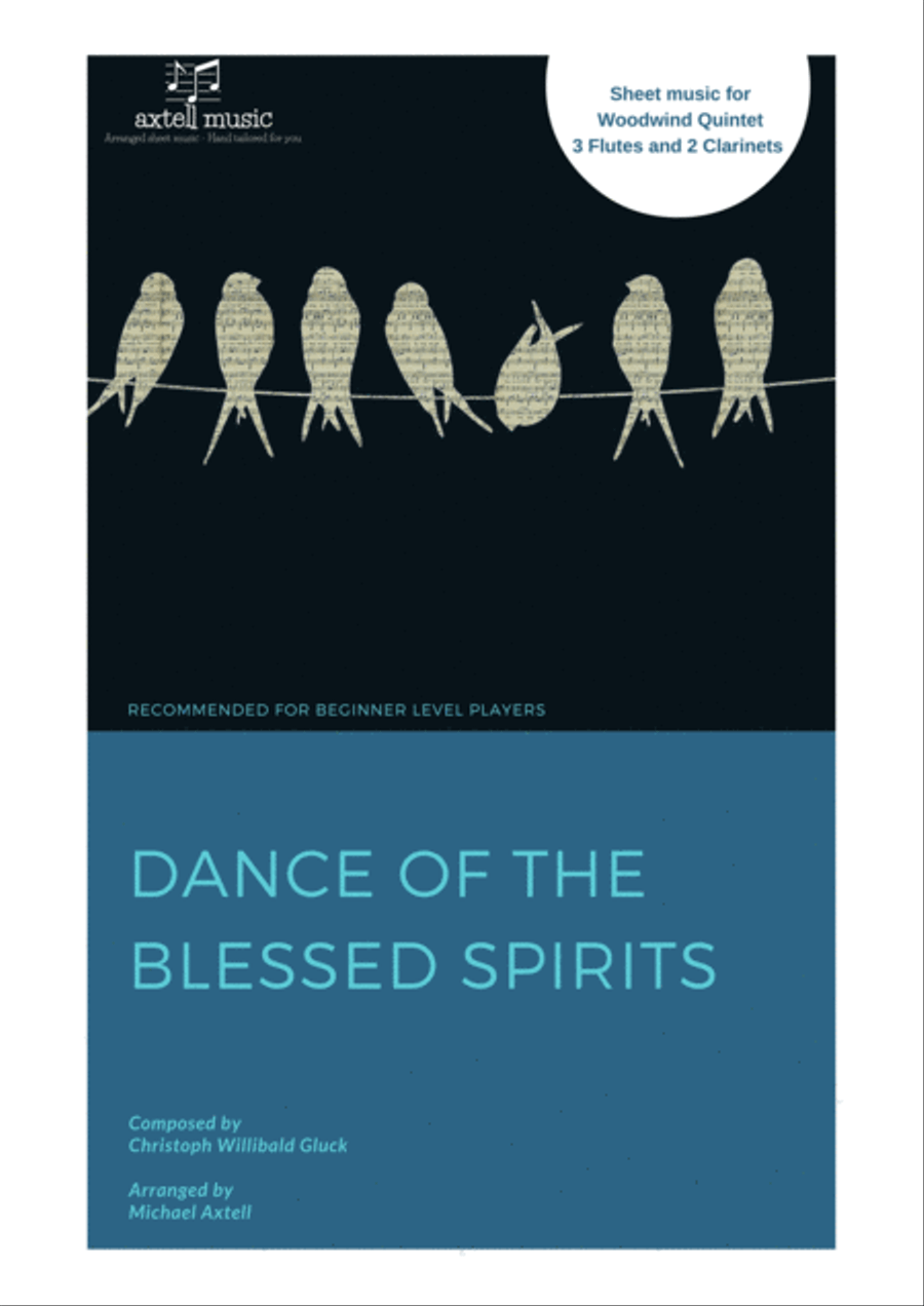 Dance of the Blessed Spirits Woodwind Ensemble scores gallery preview page 1