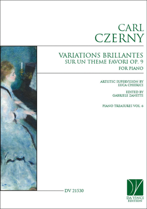 Book cover for Variations Brillantes sur un Theme Favori Op. 9