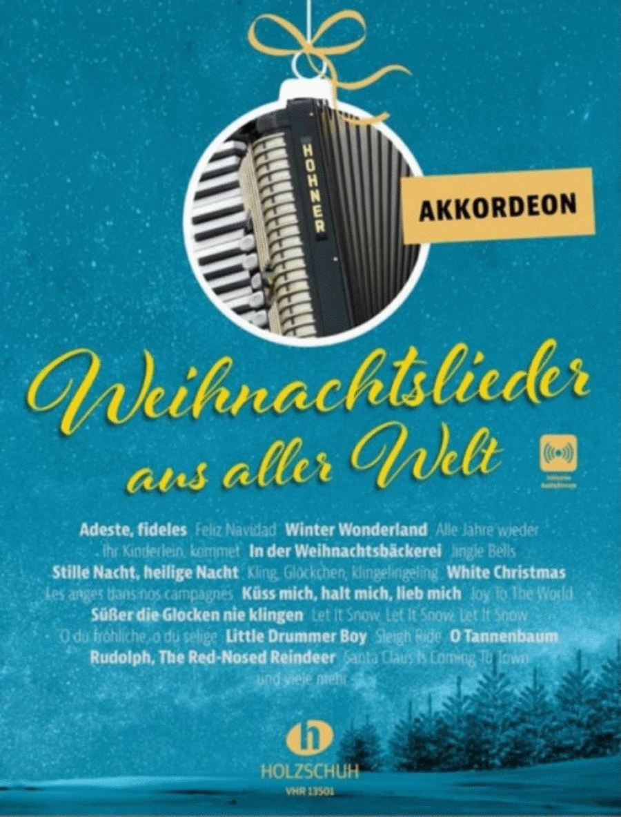 Weihnachtslieder aus aller Welt - Akkordeon Accordion scores gallery preview page 1