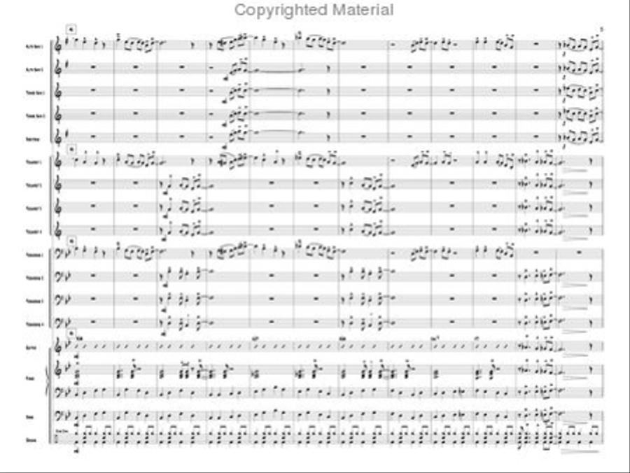 One, Two, Ready, Swing! One, Two, Ready, Swing! Jazz Ensemble scores gallery preview page 6