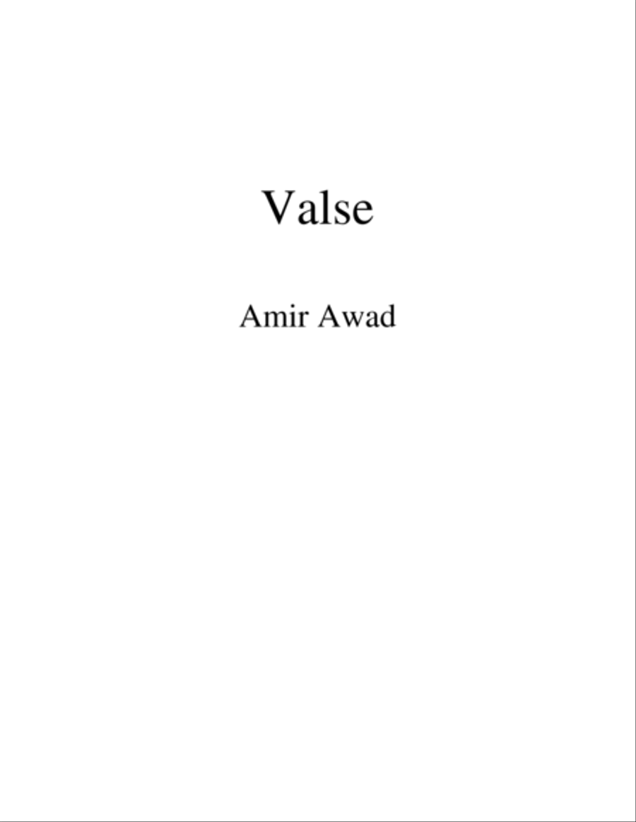 Little modern Valse for Solo Piano Piano Method scores gallery preview page 1
