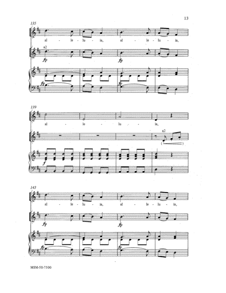 Alleluia (Choral Score)