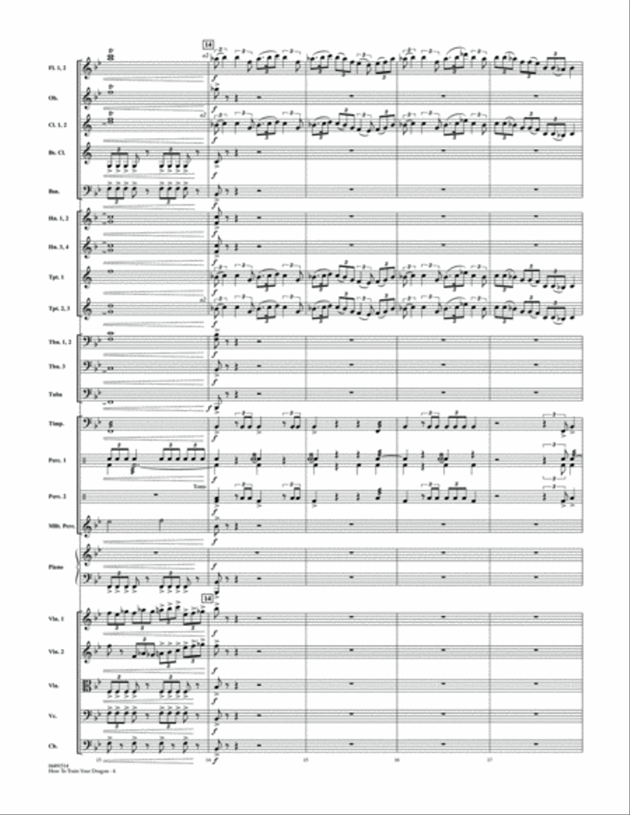How to Train Your Dragon - Conductor Score (Full Score)