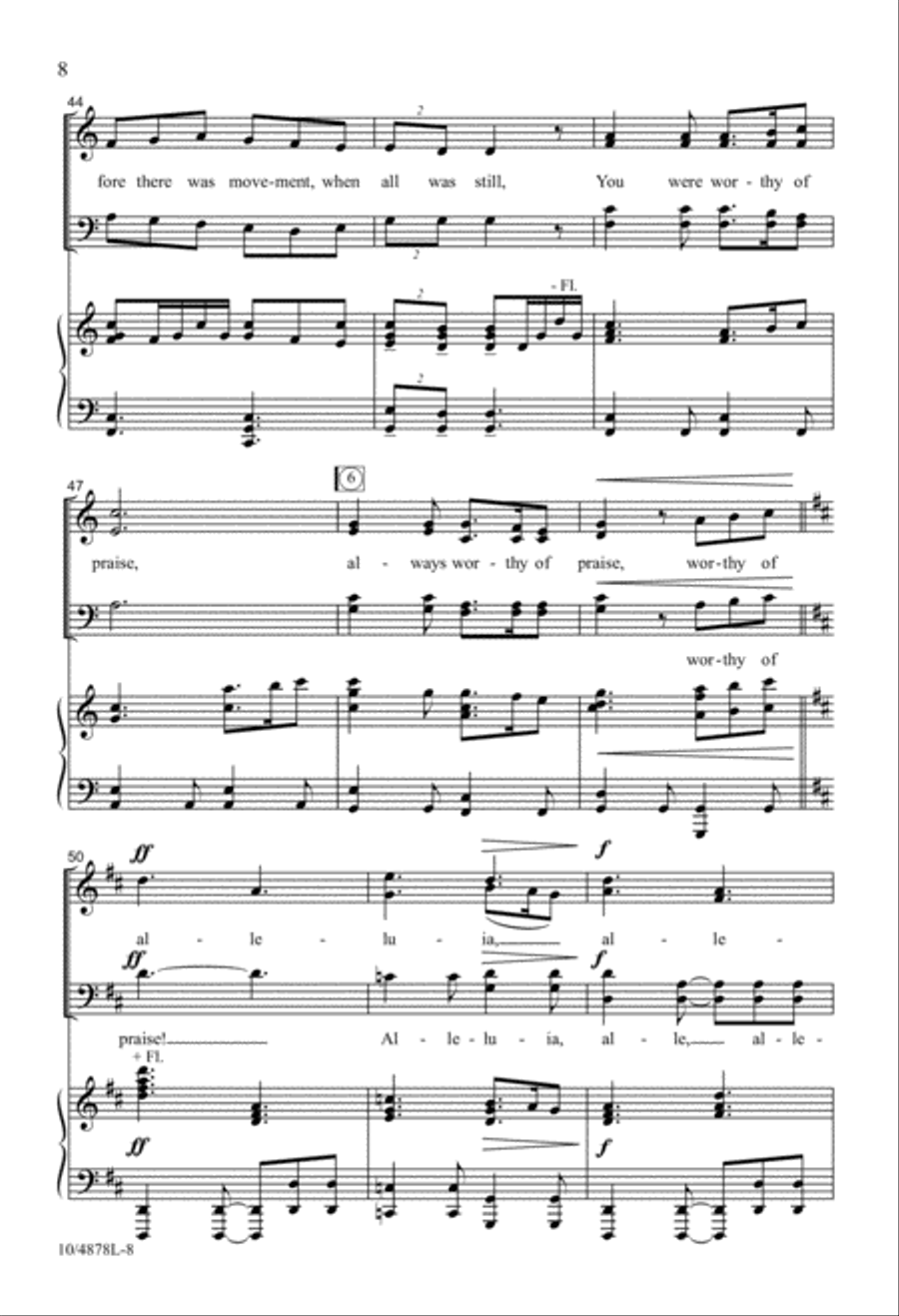 Always Worthy of Praise 4-Part scores gallery preview page 8