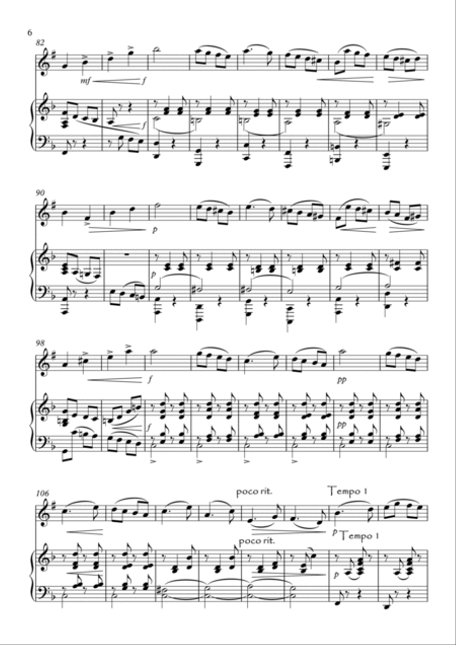 Four Short Pieces Four Short Pieces Baritone Horn TC scores gallery preview page 6