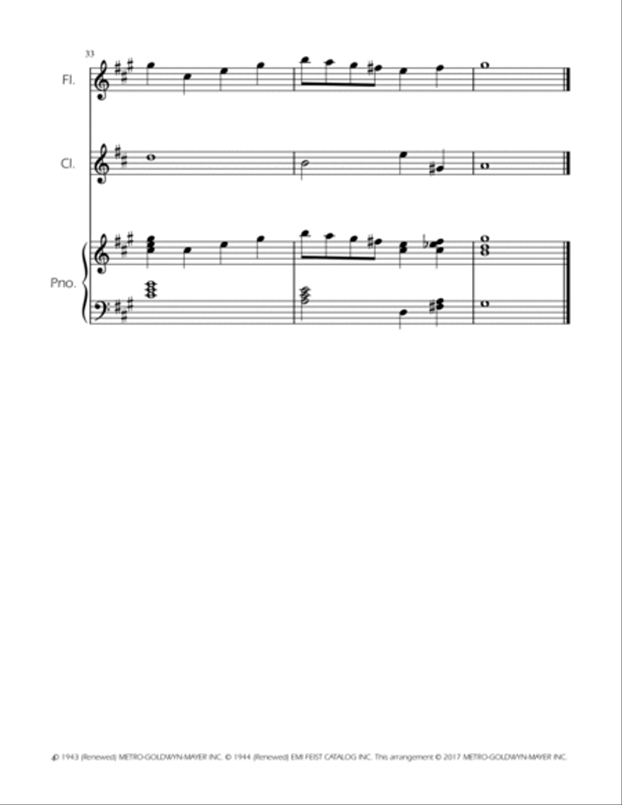 Have Yourself A Merry Little Christmas Woodwind Duet scores gallery preview page 4