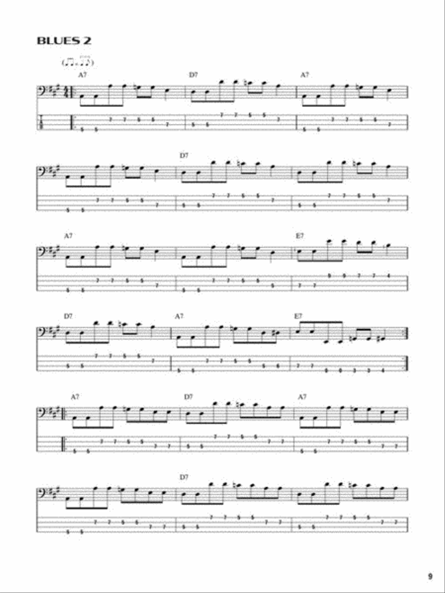 Bass Chops Bass Guitar Tablature scores gallery preview page 7