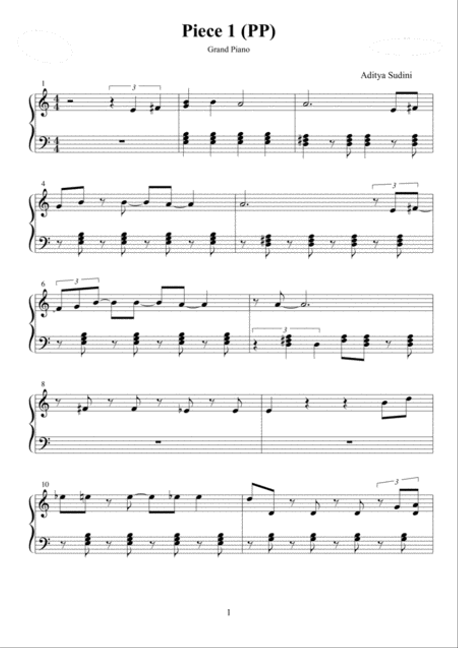 Carnival Carnival Piano Solo scores gallery preview page 1