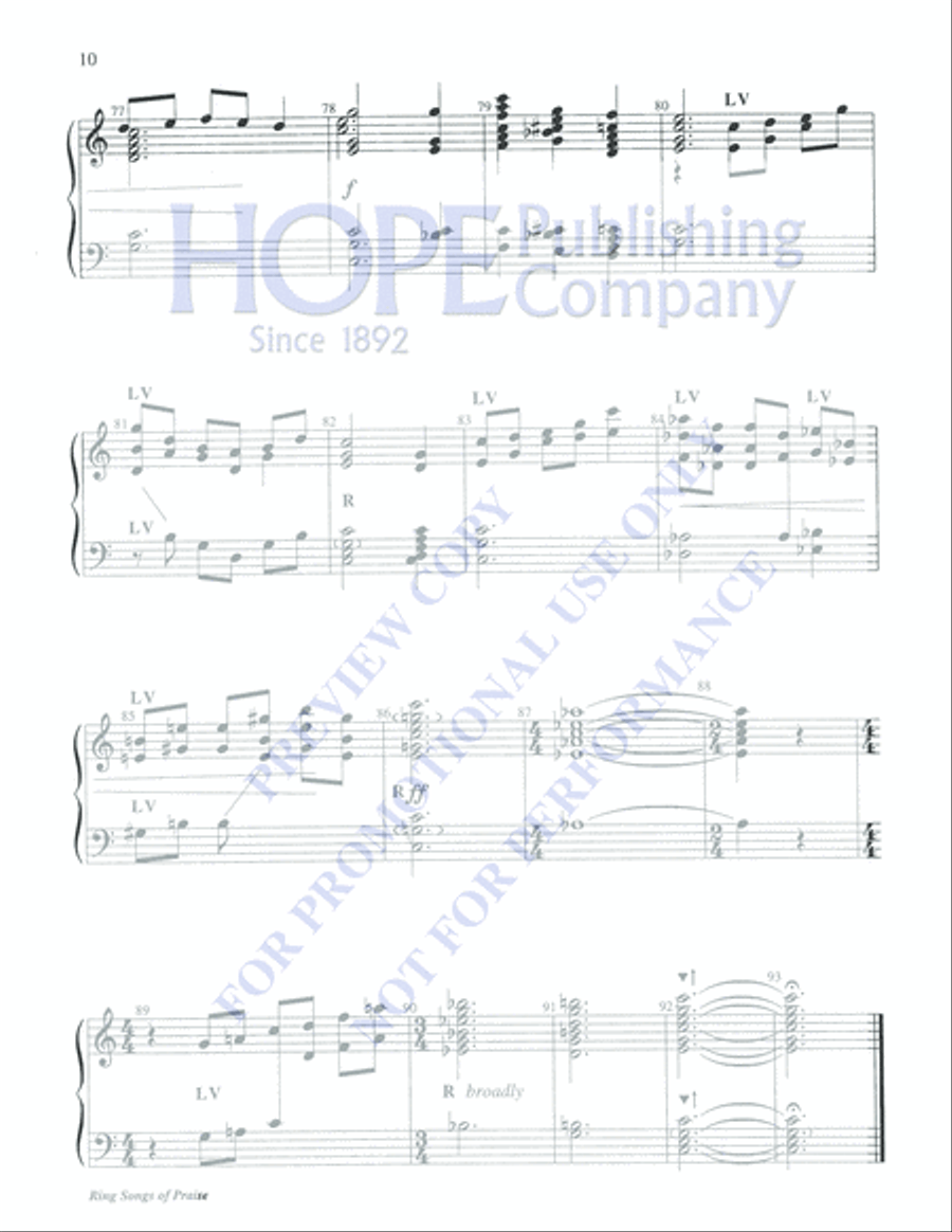 Ring Songs of Praise Ring Songs of Praise 3-Octaves scores gallery preview page 10