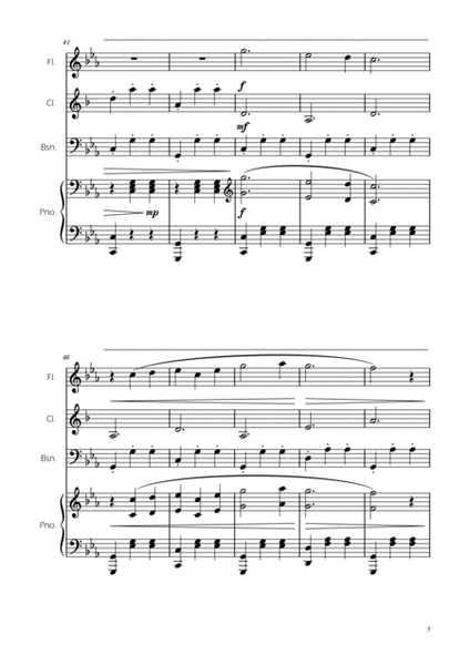 Dmitri Shostakovich - Second Waltz - Woodwind Trio w/ Piano image number null