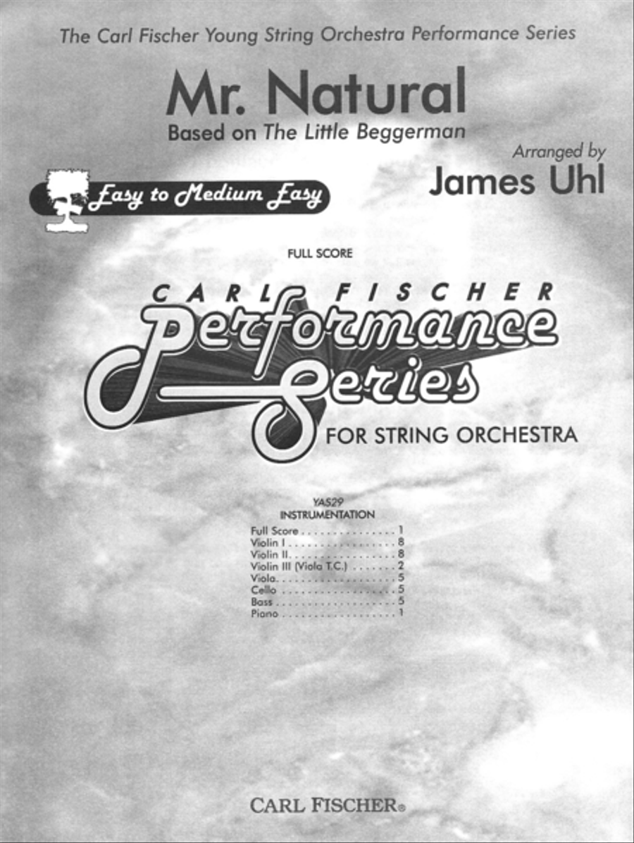 Mr. Natural ('Based on The Little Beggerman') String Orchestra scores gallery preview page 1