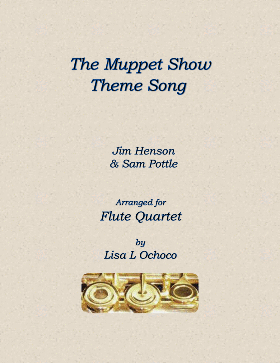 The Muppet Show Theme Flute Quartet scores gallery preview page 1