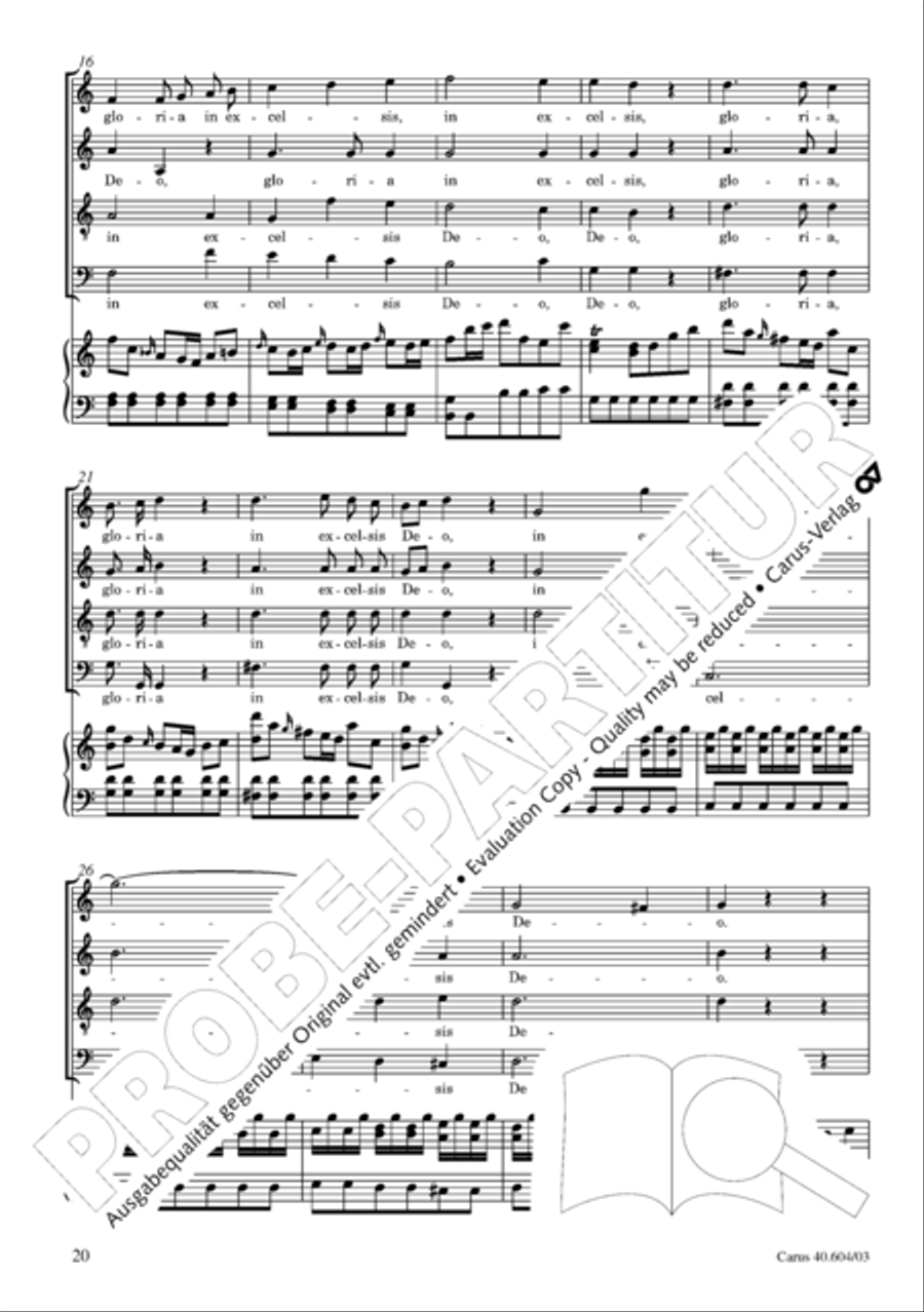 Grosse Mariazeller Messe in C 4-Part scores gallery preview page 29