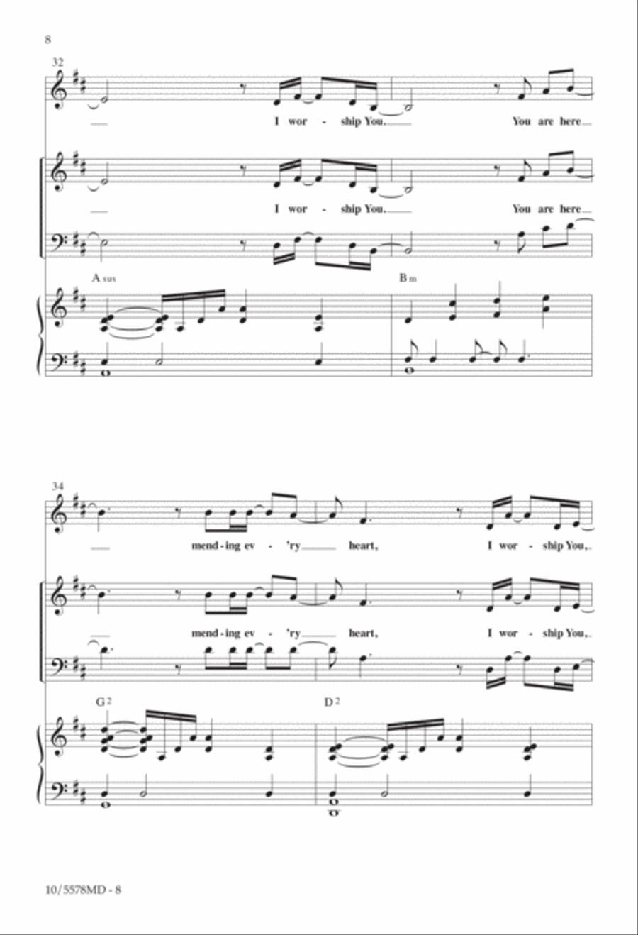 Way Maker 4-Part scores gallery preview page 7
