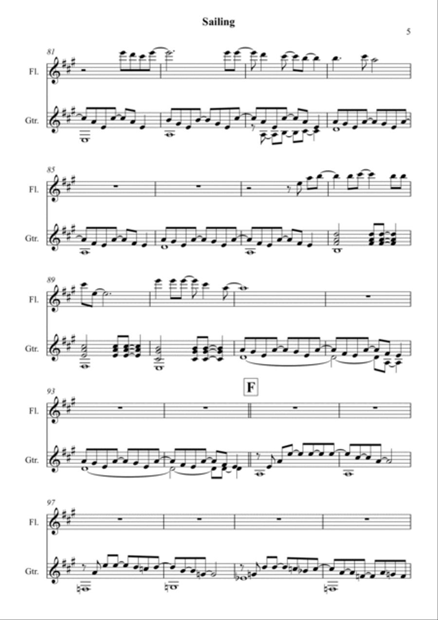 Sailing Flute scores gallery preview page 5
