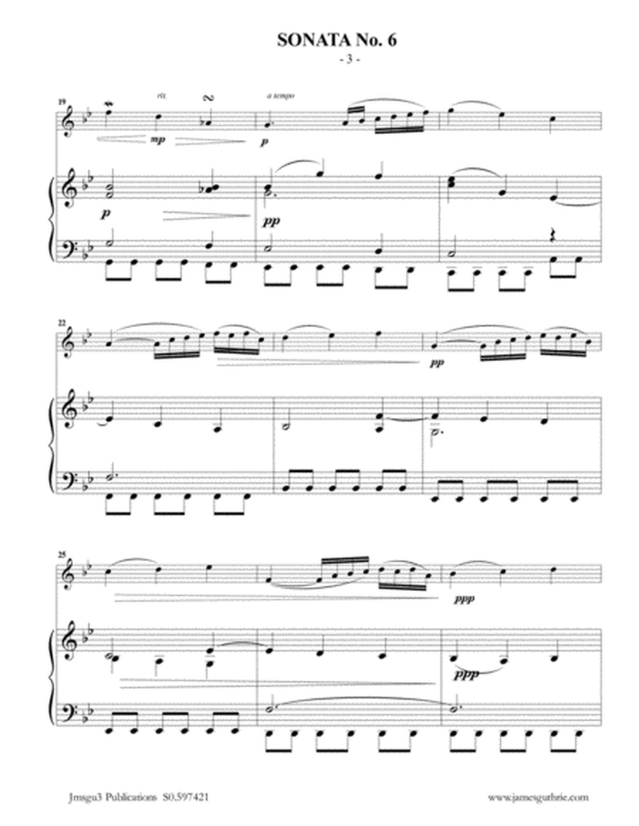 Vivaldi: Sonata No. 6 for Guitar & Piano image number null