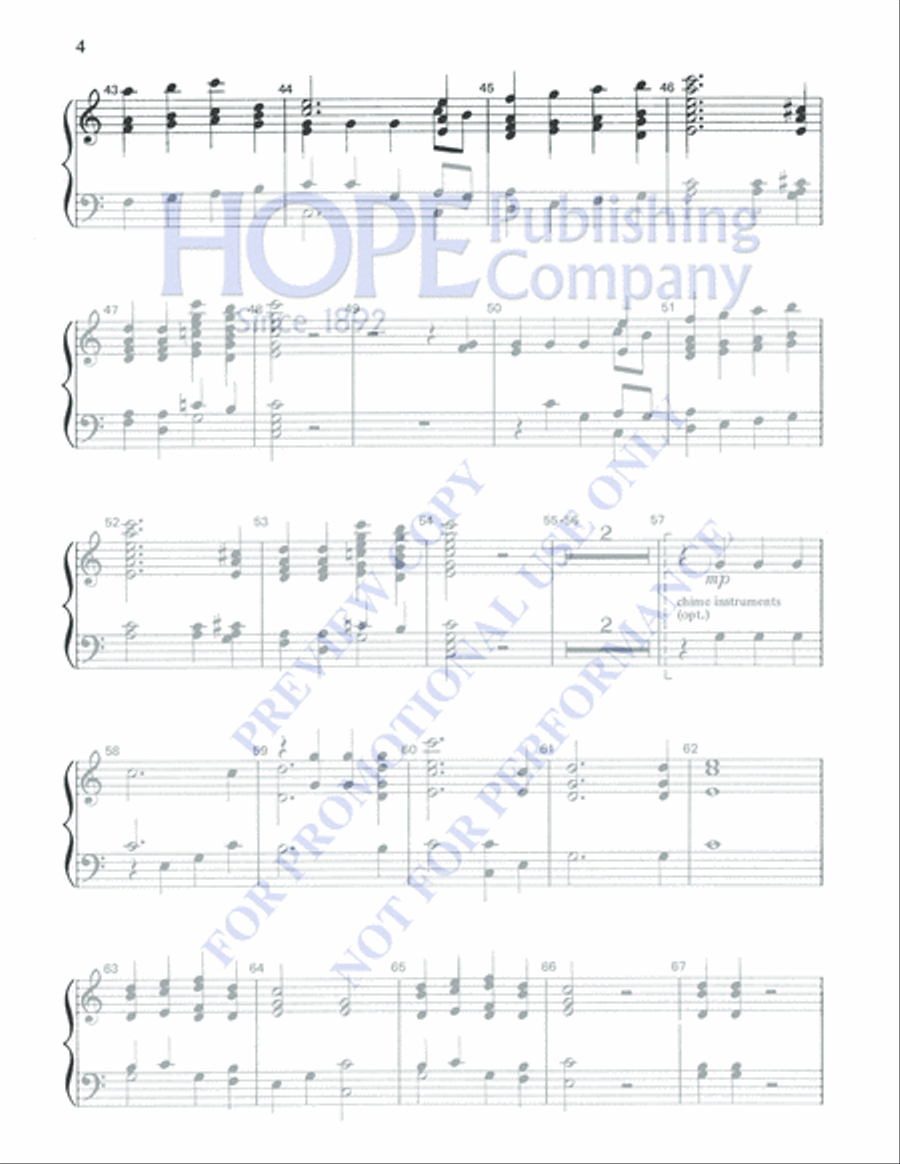 The Heavens Are Telling The Heavens Are Telling 3-Octaves scores gallery preview page 4