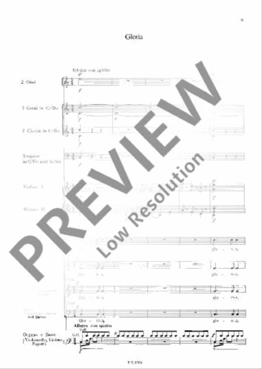 Missa C major Missa C major Choir scores gallery preview page 18