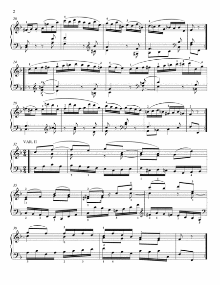Six Variations on An Allegretto, K. 54