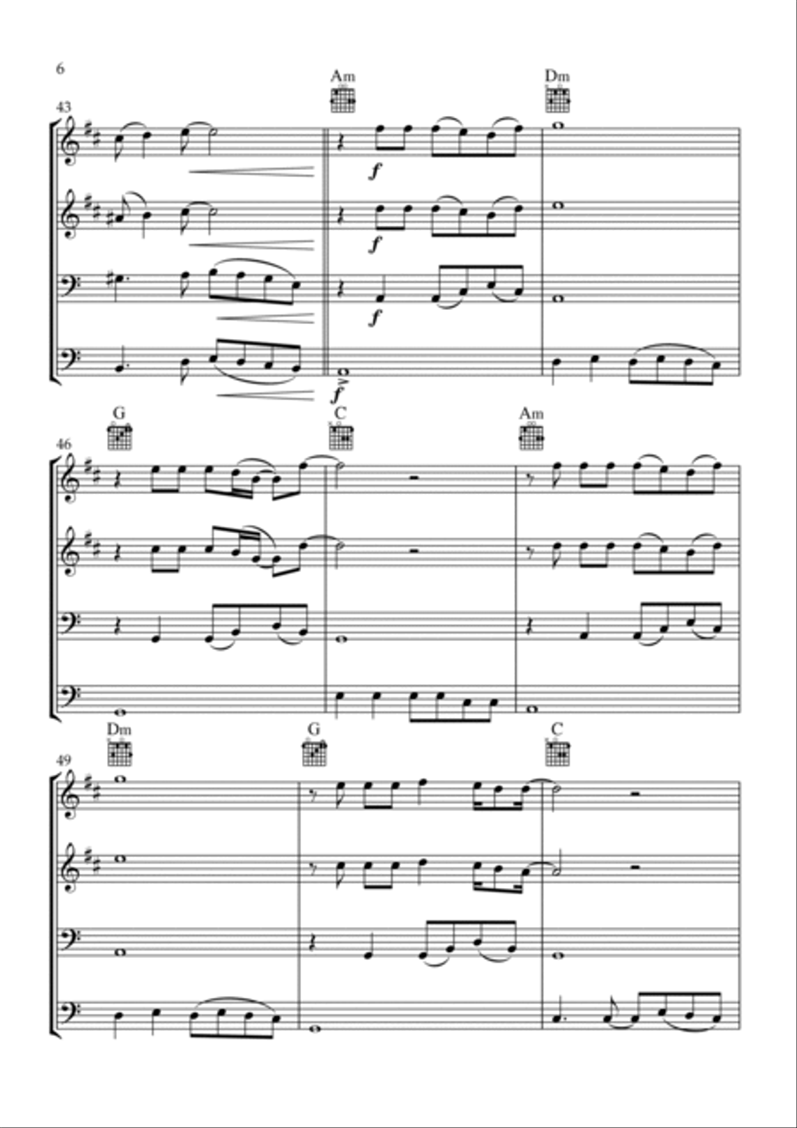 Flowers Trombone scores gallery preview page 6