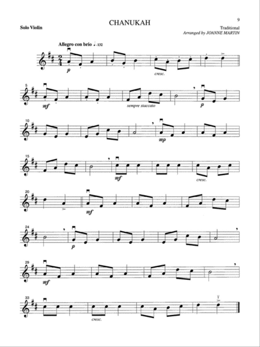 Festive Strings for Solo Instruments Violin Solo scores gallery preview page 6