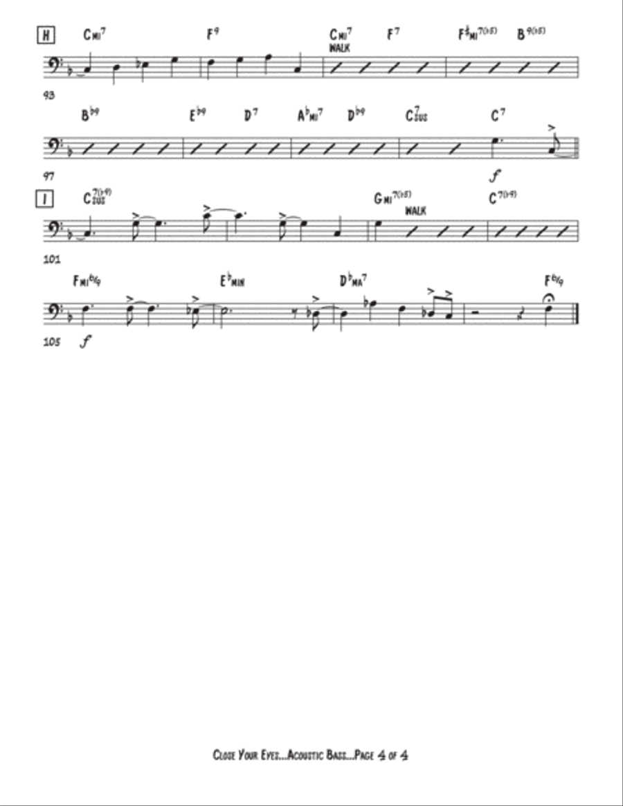 Close Your Eyes Close Your Eyes Jazz Ensemble scores gallery preview page 4