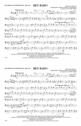 Hey Baby! (from Dirty Dancing): Low Brass & Woodwinds #2 - Bass Clef