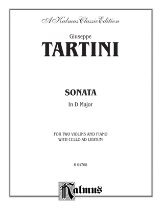 Book cover for Tartini: Sonata in D Major