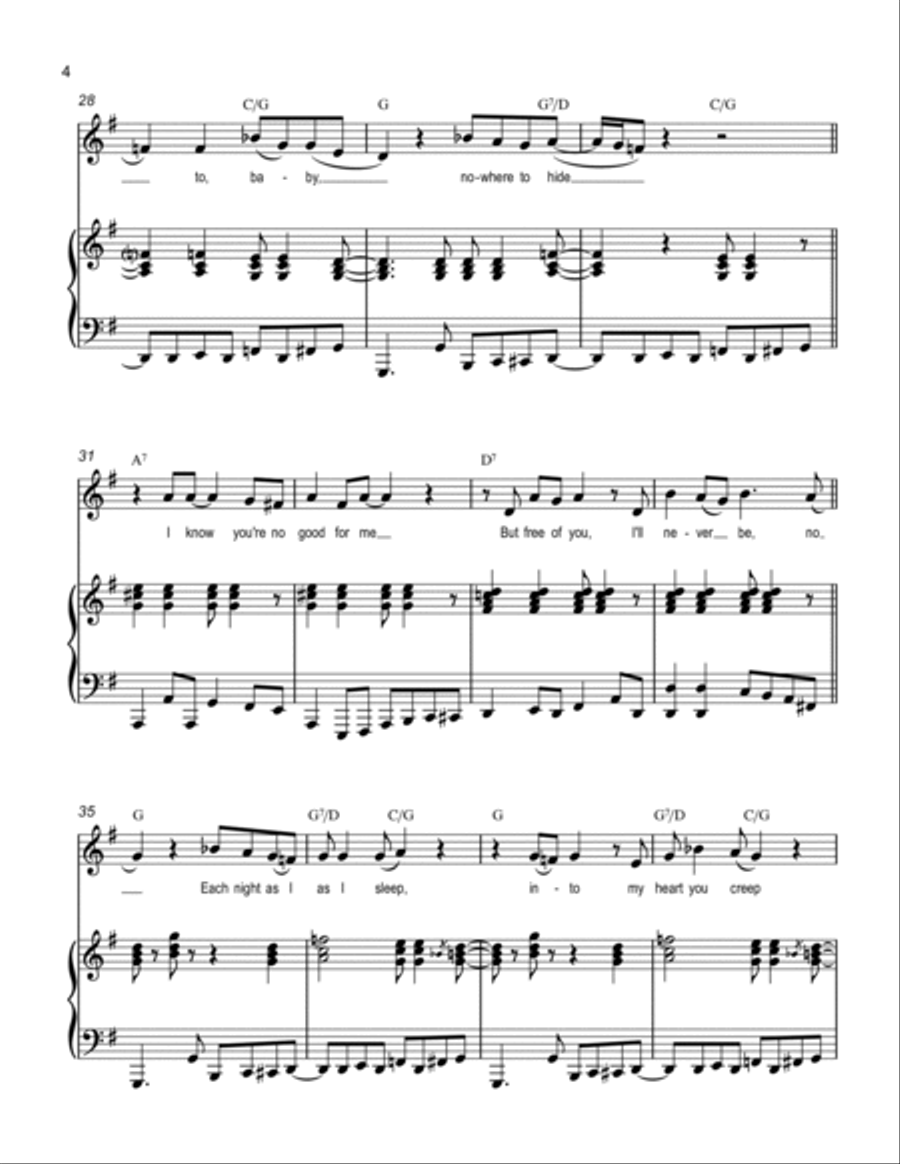 Nowhere To Run Voice scores gallery preview page 4