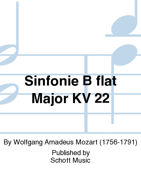 Sinfonie B flat Major KV 22