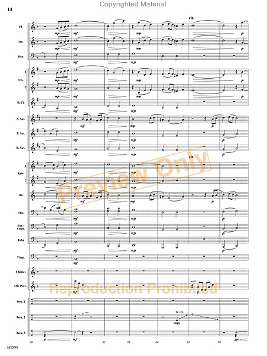 Terminal Velocity Concert Band scores gallery preview page 35