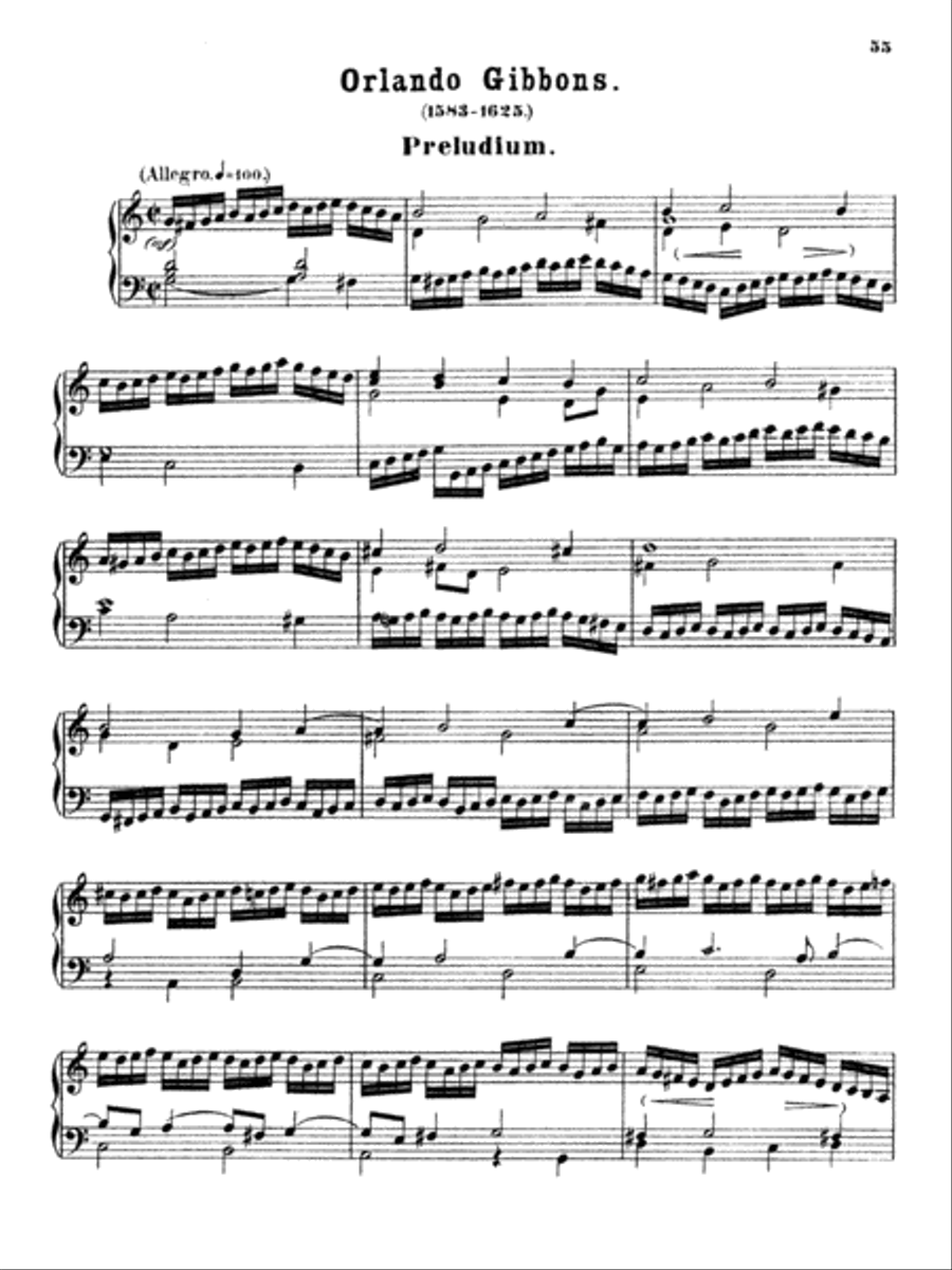 Gibbons: Album Piano Solo scores gallery preview page 1
