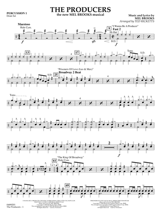 The Producers (arr. Ted Ricketts) - Percussion 1