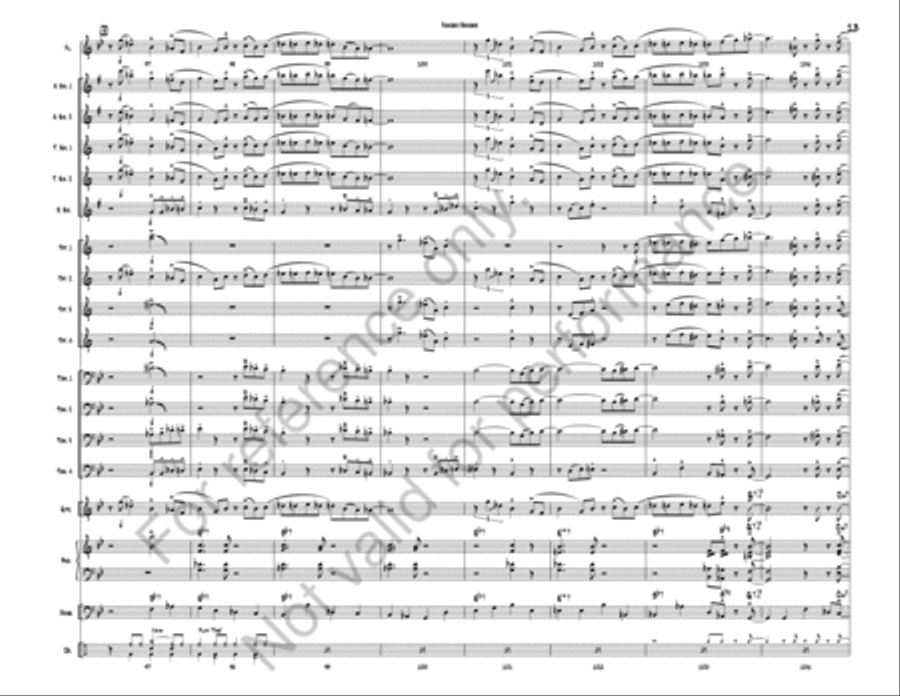 Fender Bender Jazz Ensemble scores gallery preview page 15