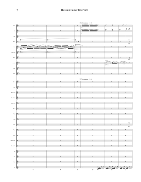 Russian Easter Overture transcribed for Concert Band image number null