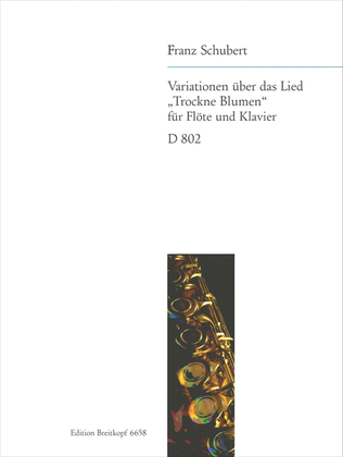 Book cover for Variations on the Song ,Trockne Blumen' D 802 [Op. posth. 160]