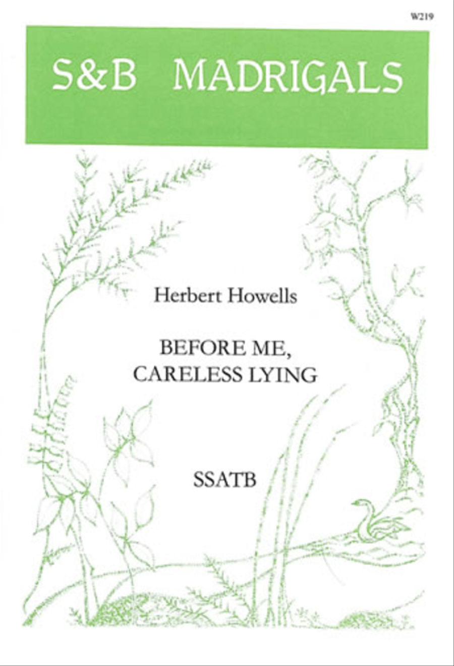 Before me careless lying Before me careless lying SSATB scores gallery preview page 1