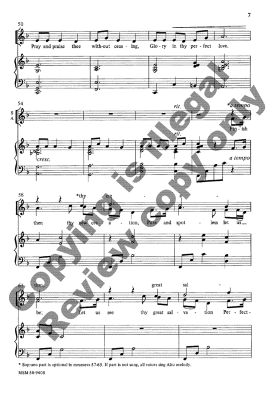 Love Divine, All Loves Excelling 2-Part scores gallery preview page 12