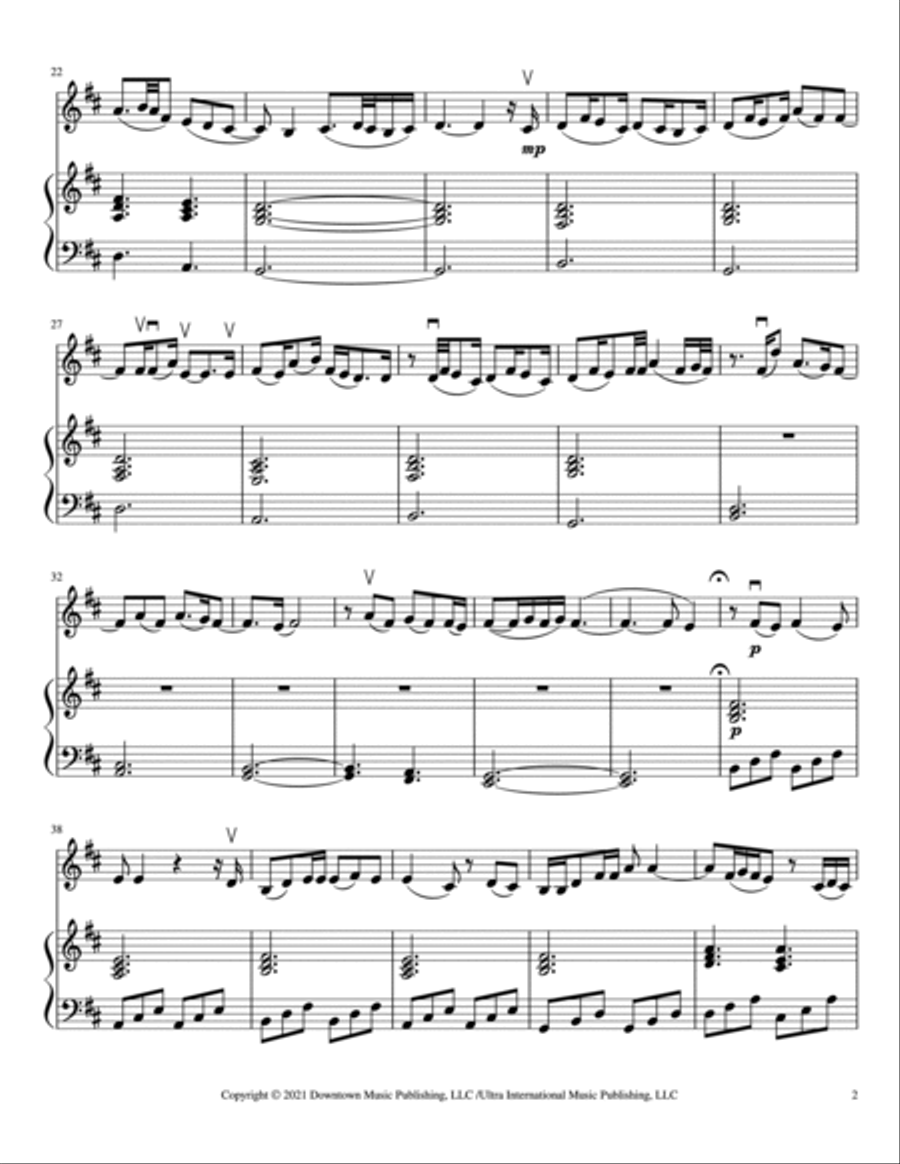 Runaway Violin Solo scores gallery preview page 5