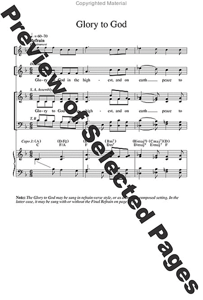 Black Mountain Liturgy - Choral / Accompaniment Edition